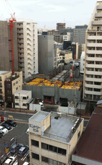 建設過程を半年の間定点撮影してみた。